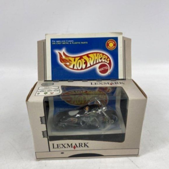 Hot Wheels Lexmark 27343 Cast Metal Special Edition Scorchin Scooter Motorcycle - Picture 1 of 6